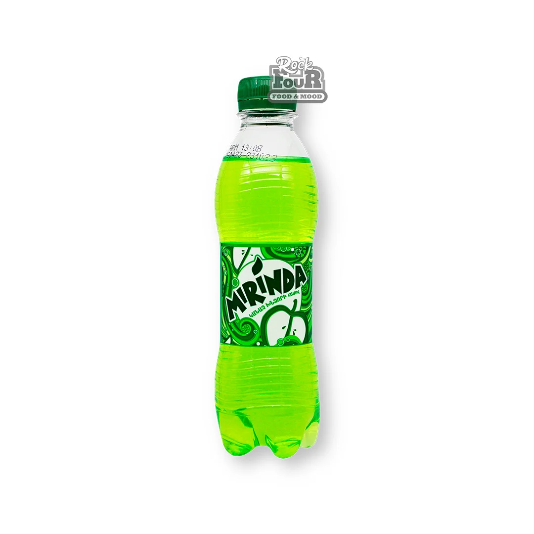 Carbonated drink with green apple flavor "Mirinda" 250ml